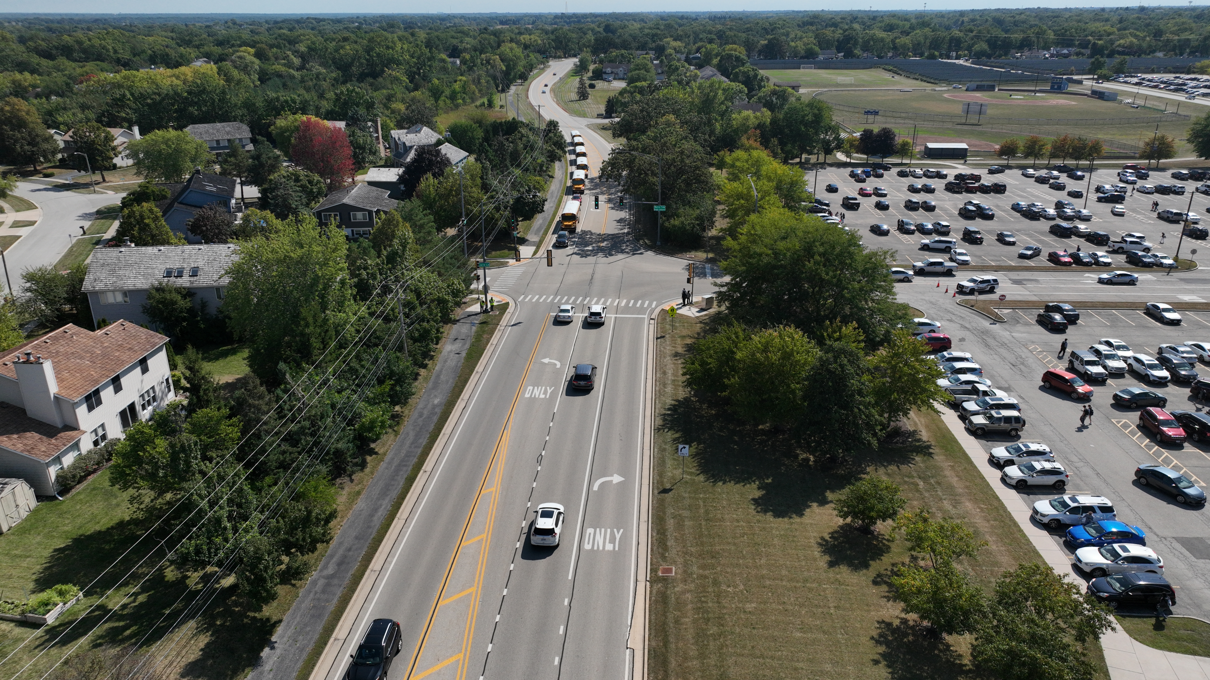 aerial street view