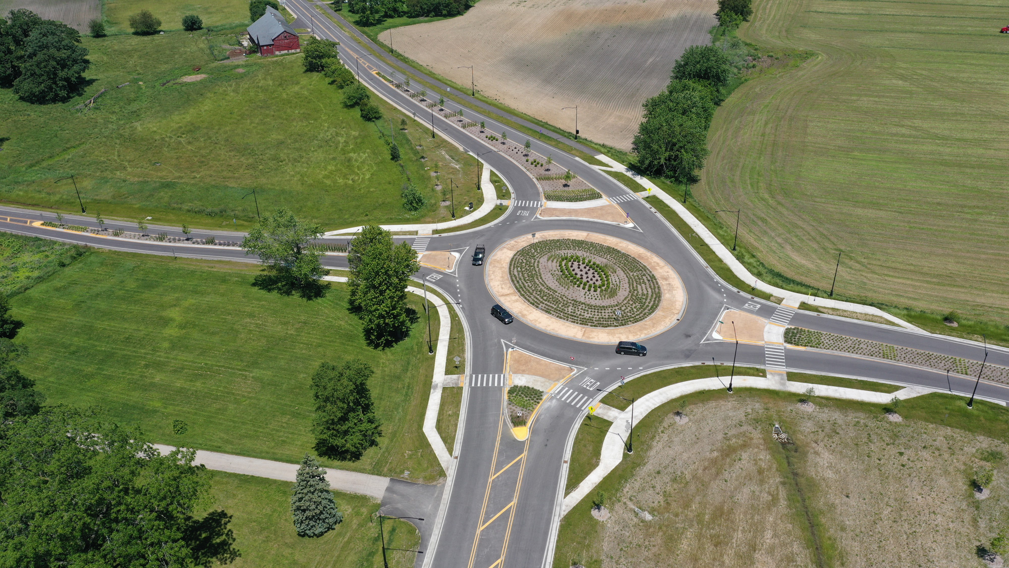 Darrell at Case-Neville oundabout