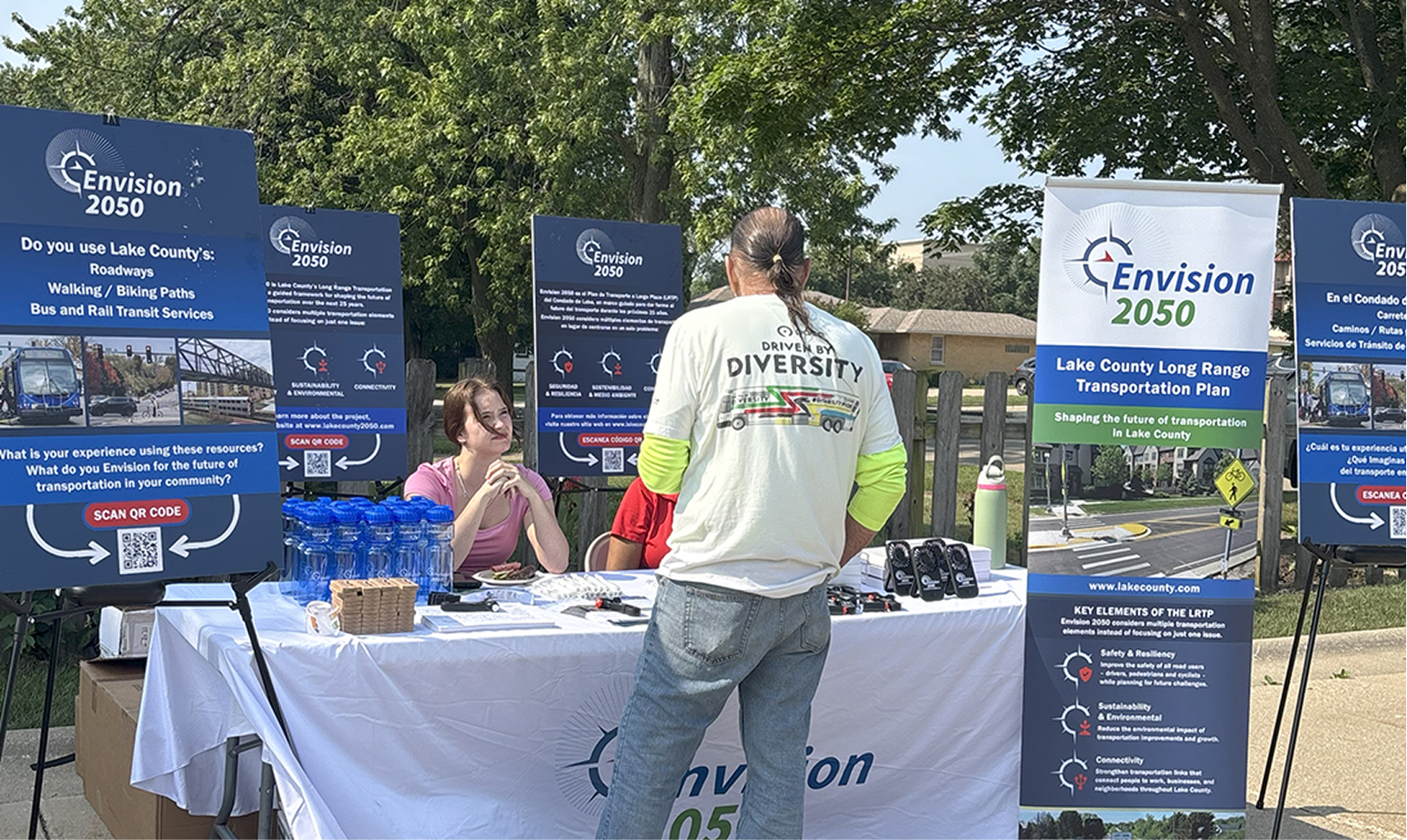 Zion Township Resource fair booth